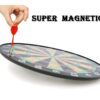 Cable World Indoor and Outdoor Magnetic Score Dartboard Kit with 6 Soft Darts (17 Inch, Multicolour) - Image 2