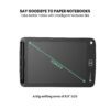 Re-Writable LCD Writing Pad with Screen 21.5cm (8.5-inch) for Drawing, Playing, Handwriting Gifts for Kids & Adults, India's first notepad to save and share your child's first creatives via Ruffpad app on your Smartphone(Black) - Image 3