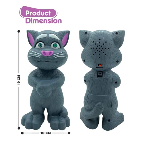 Talking Tom Cat Toy for Toddlers, Repeating and Singing Functions for Endless Fun, Educational Learning Tool for Language and Social Skills, Safe and Durable - Image 5