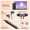 boAt Rockerz 245 v2 Pro Wireless in Ear Neckband with Up to 30 hrs Playtime, ENx Tech, ASAP Charge, Beast Mode, Dual Pairing, Magnetic Buds,USB Type-C Interface&IPX5(Active Black) - Image 4